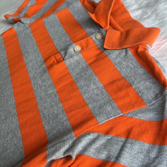 Children’s Place Boy’s Orange & Gray Polo Size: Boy’s 7/8 - Picture 6 of 6
